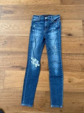 Joe’s Classic Distressed Women's Skinny Jeans - Blue